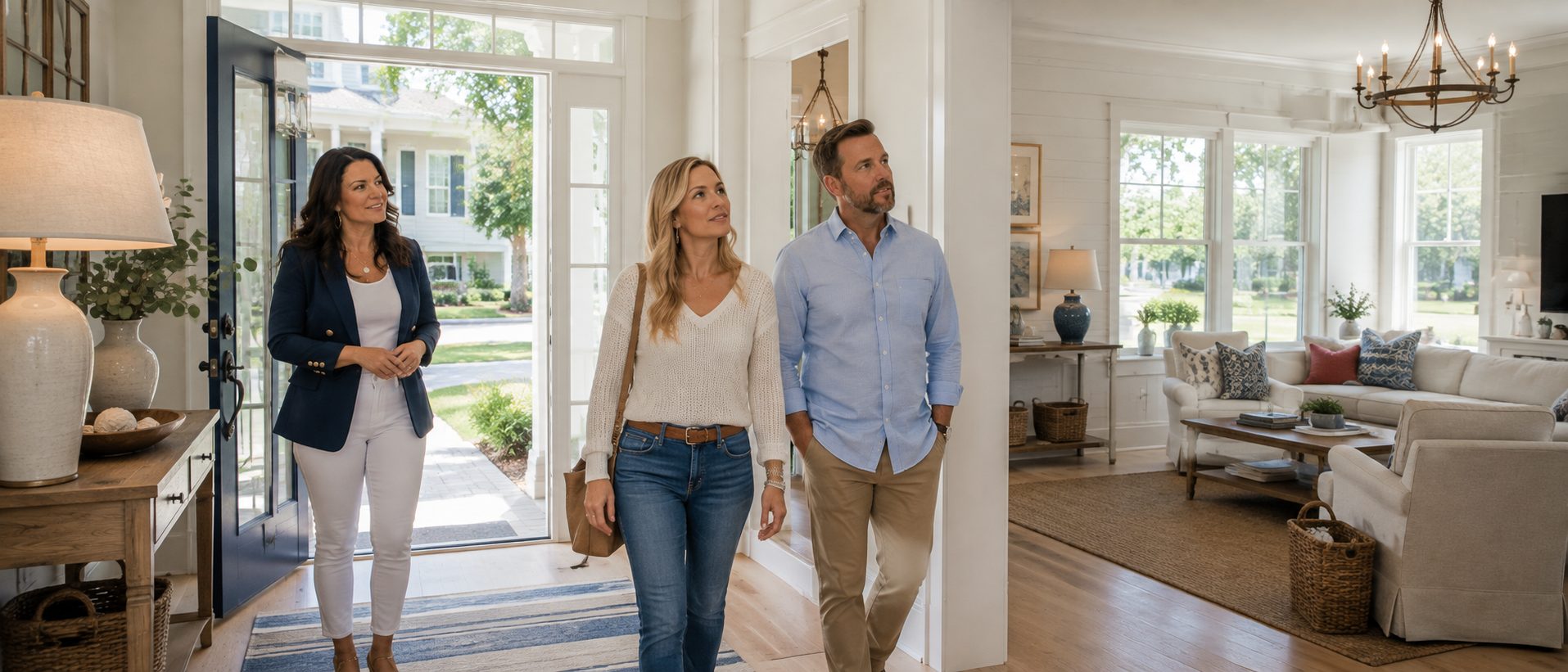 Homebuyers forming first impressions during a Northwest Florida home tour